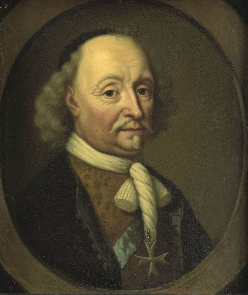 Michiel van Musscher, Portrait of Johan Maurits (1604-79), count of Nassau-Siegen and governor of Brazil