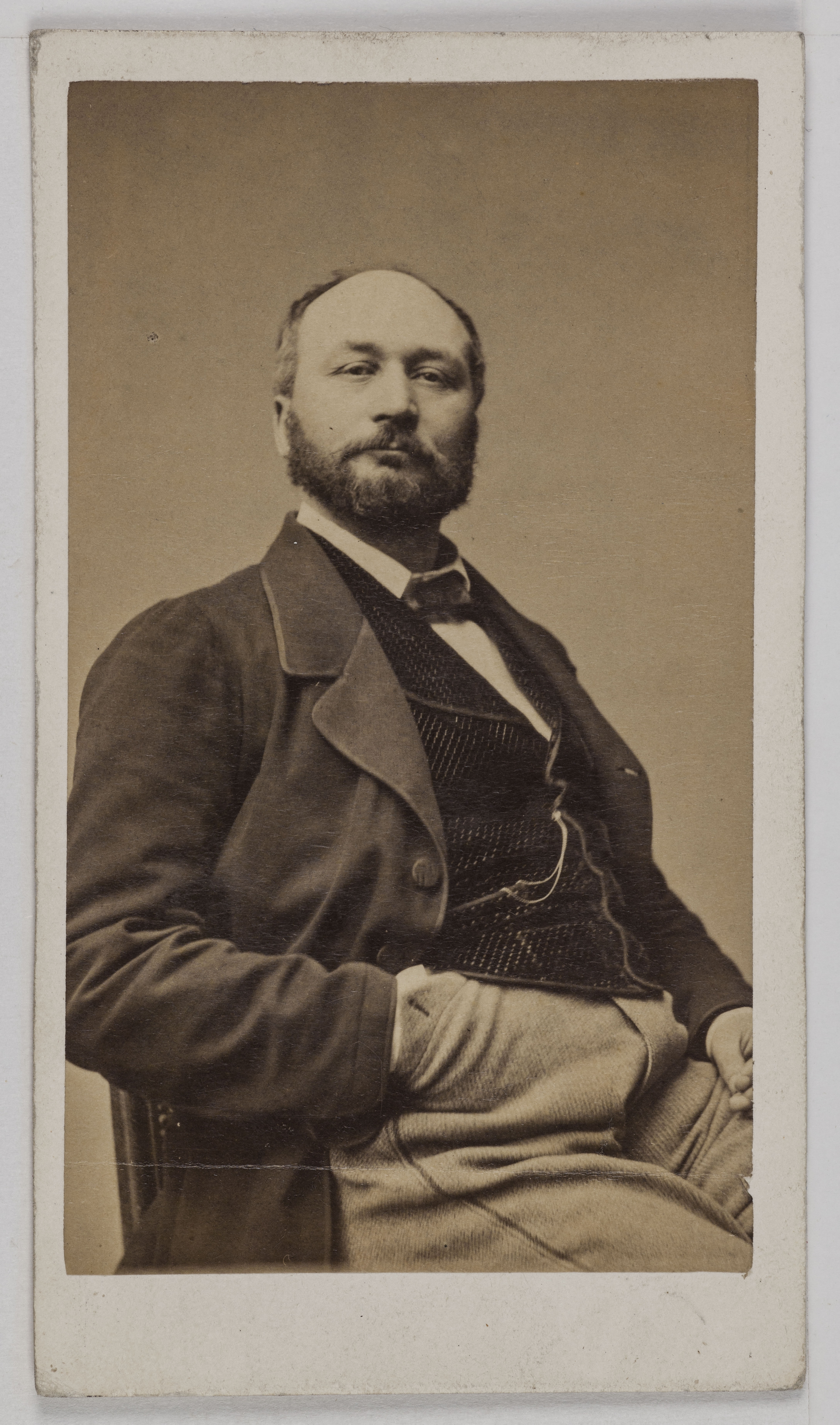 Anonyme, Portrait de Nicolas Villiaumé (1818-1877), publiciste, économiste et historien.