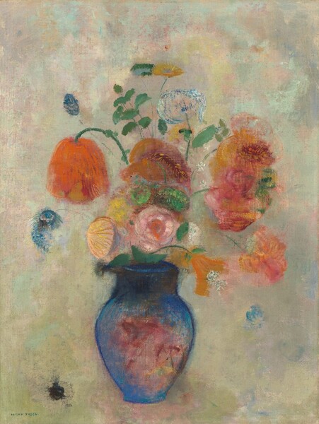 Odilon Redon, Large Vase with Flowers