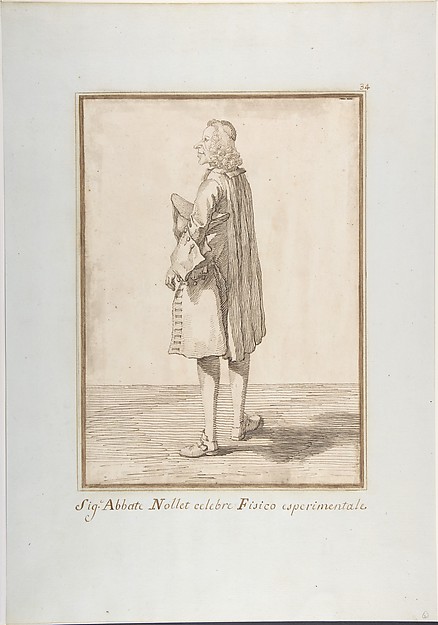 Pier Leone Ghezzi, Abbé Jean-Antoine Nollet