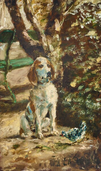 Henri de Toulouse-Lautrec, The Artist's Dog Flèche