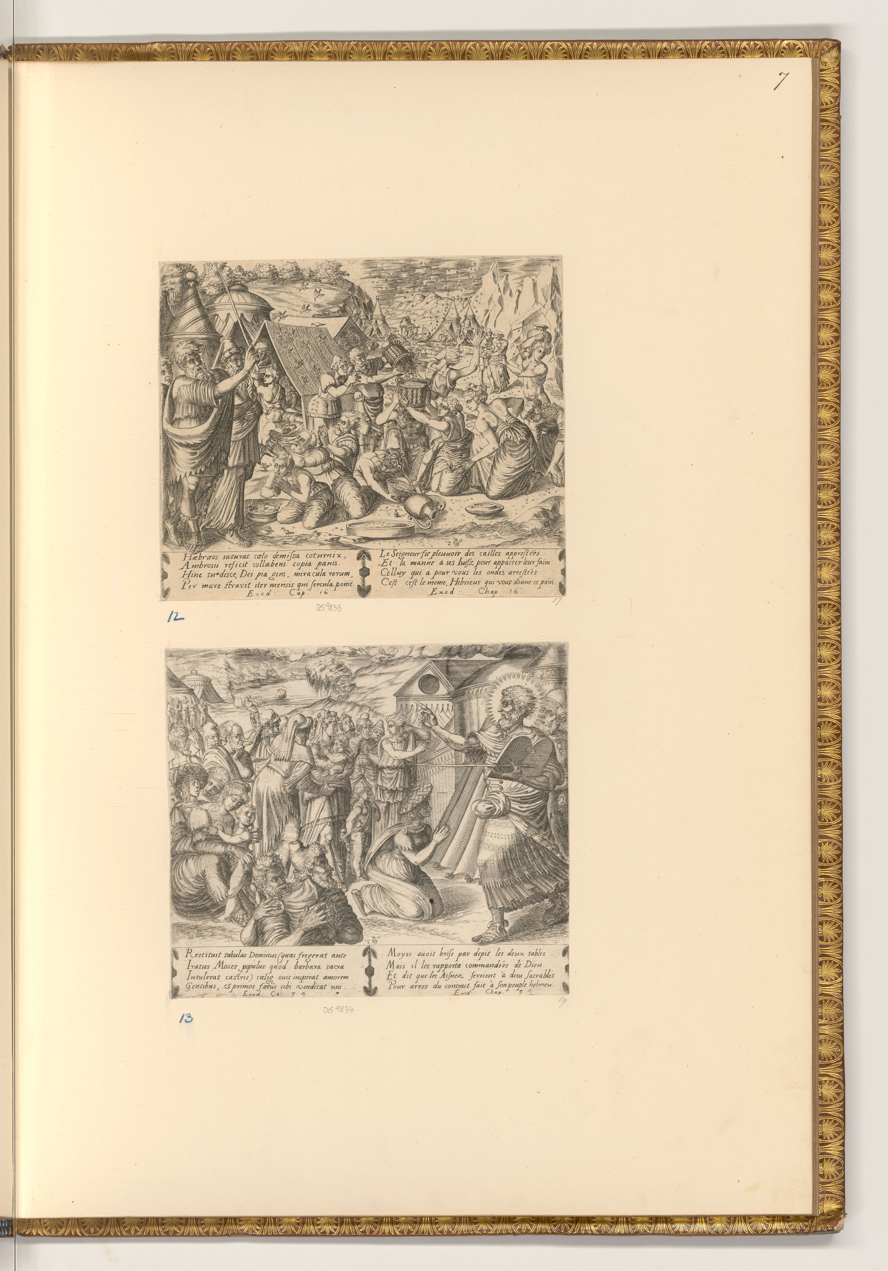 PierreWoeiriotdeBouzey, Das Mannawunder; Moses mit den Gesetzestafeln