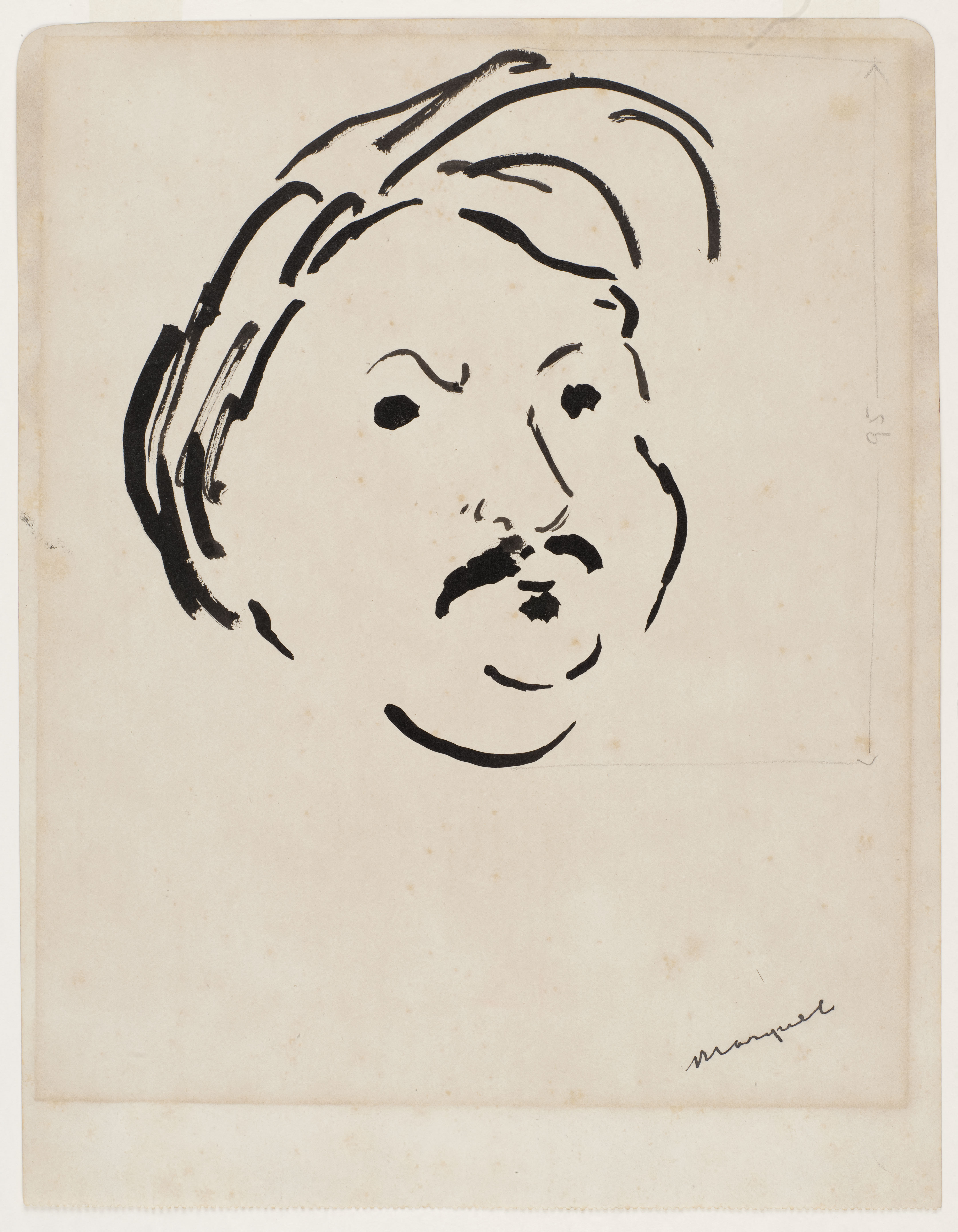 Albert Marquet, portrait de Balzac