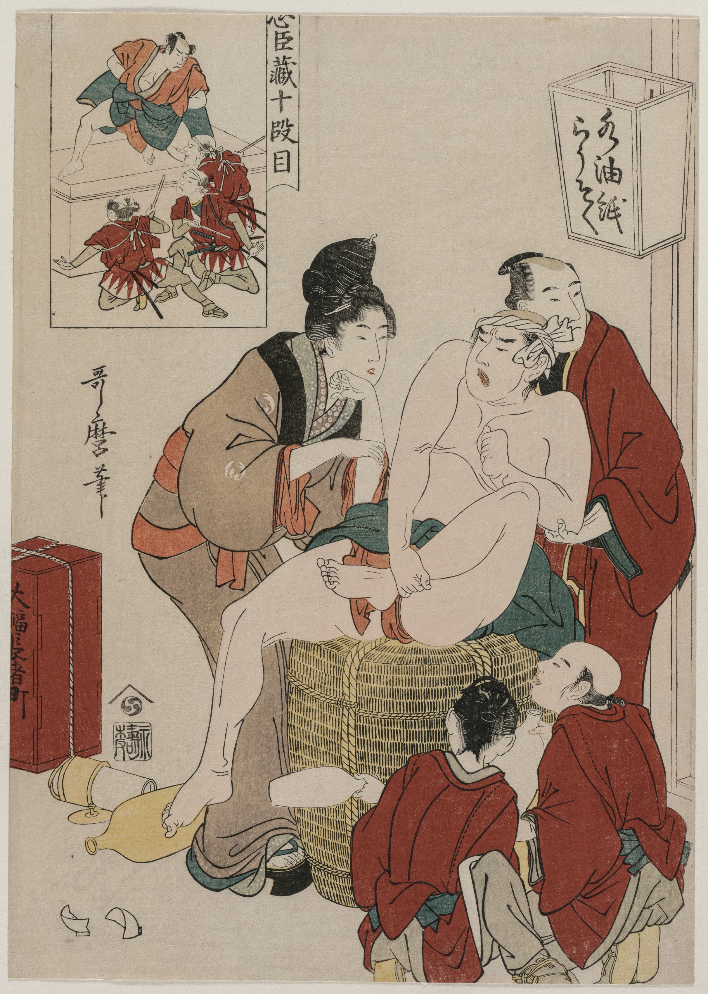 Kitagawa Utamaro, Chushingura: Act X of The Storehouse of Loyalty