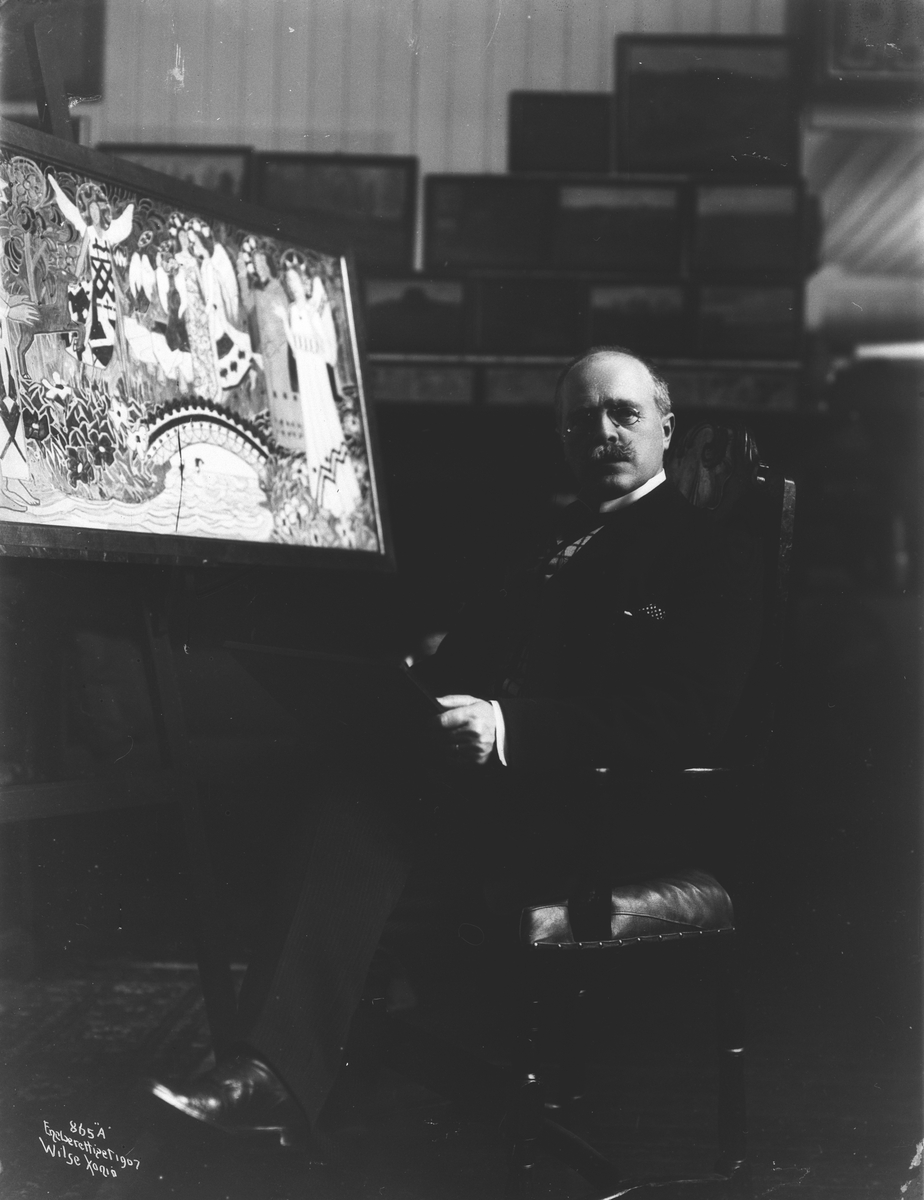 Anders Beer Wilse, Prot: Gerhard Munthe 7/1-1907