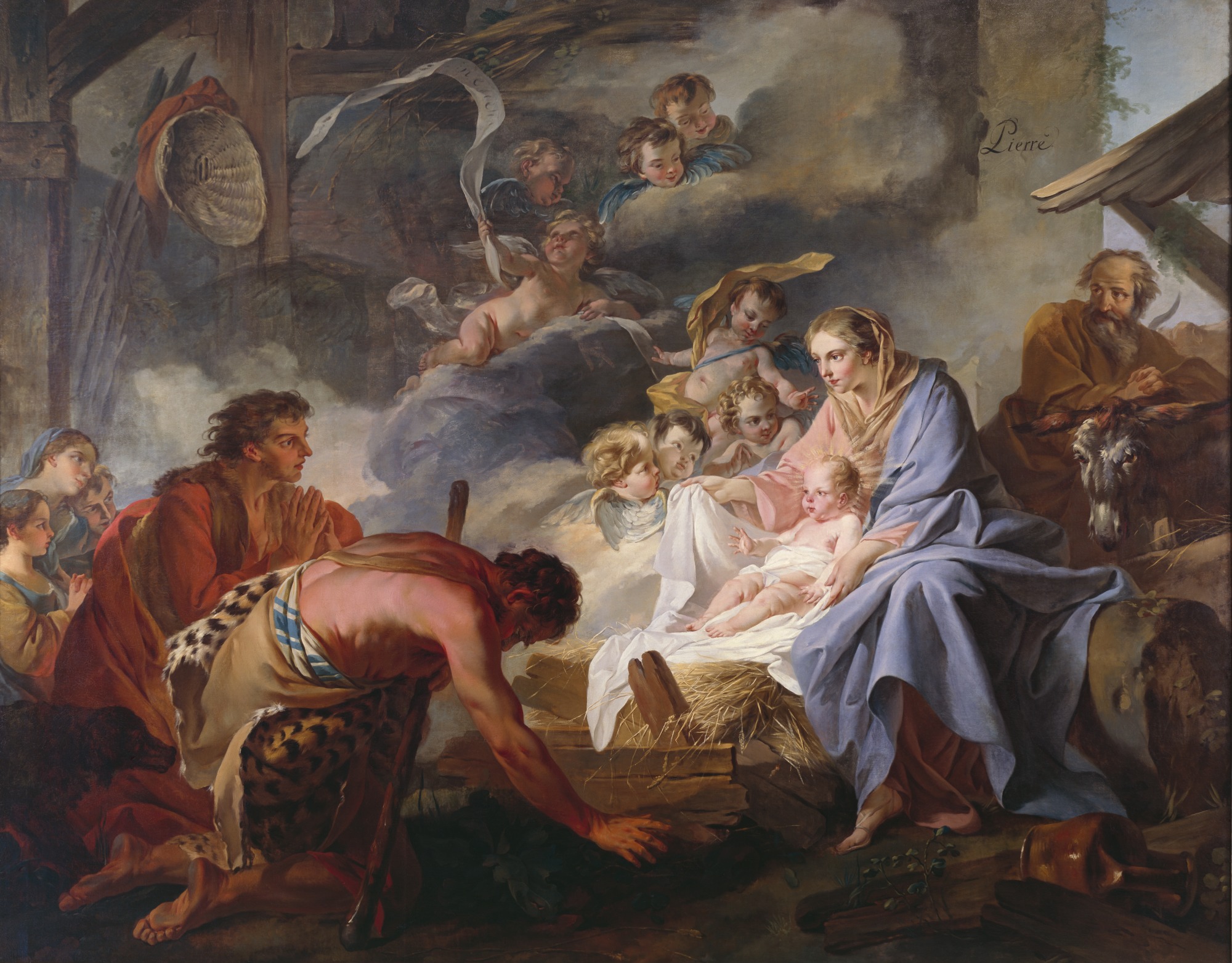 Jean-Baptiste Marie Pierre, The Adoration of the Shepherds