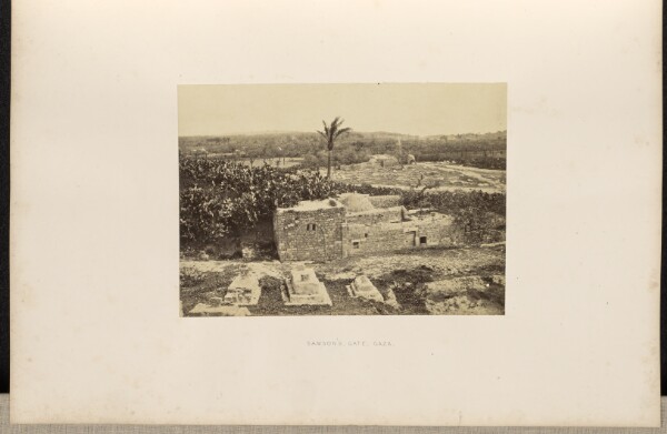 Francis Frith, Samson's Gate, Gaza