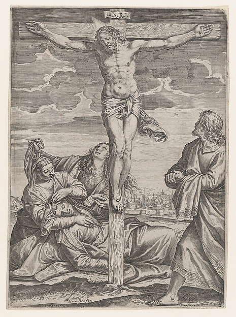 Agostino Carracci, The Crucifixion