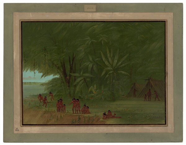 George Catlin, Mauhees Encampment