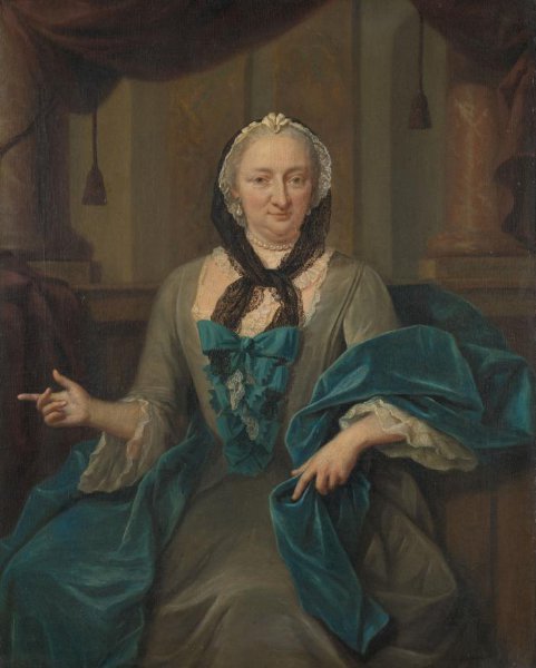 Jan Maurits Quinkhard, Portrait of Margaretha Trip, Wife of Hendrik van de Poll