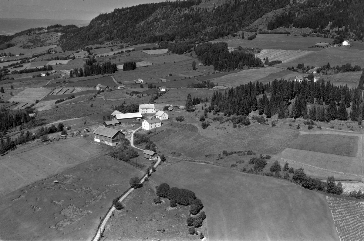 Widerøes Flyveselskap A/S, Flyfoto av Hulberg gard, Ring, Ringsaker.