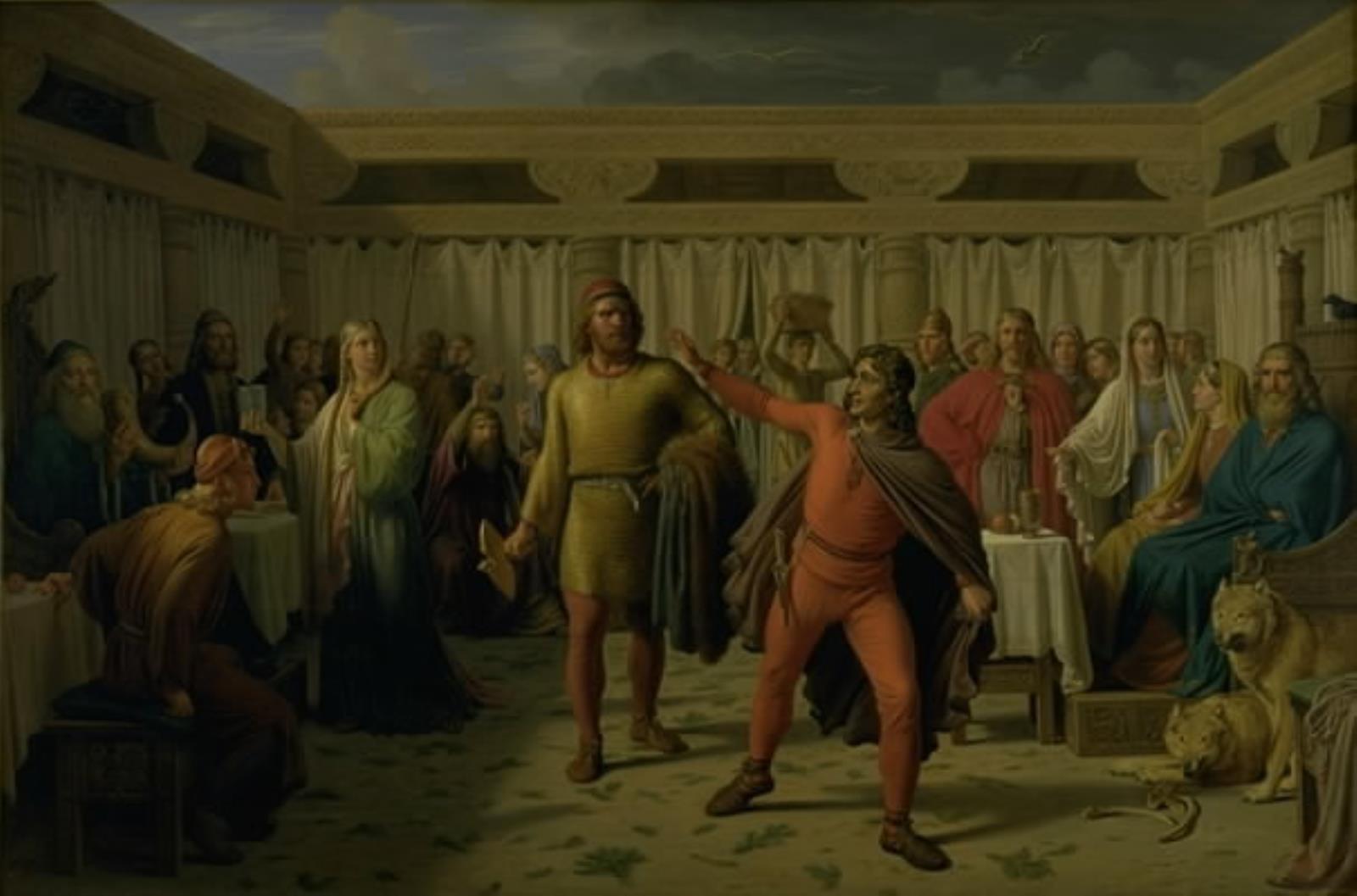 Constantin Hansen, Ægirs gæstebud