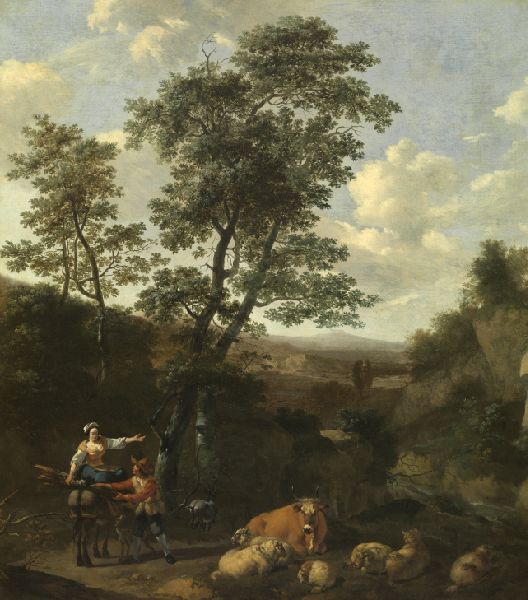 Nicolaes Berchem, Italian Landscape