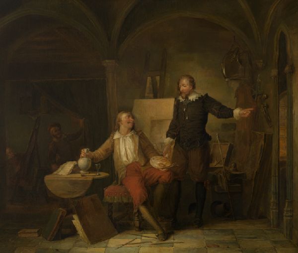 Nicaise De Keyser, The Studio of the Painter Joos van Craesbeeck
