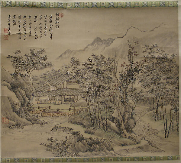 Unidentified artist, Immortals' Studio by Stream and Bamboo