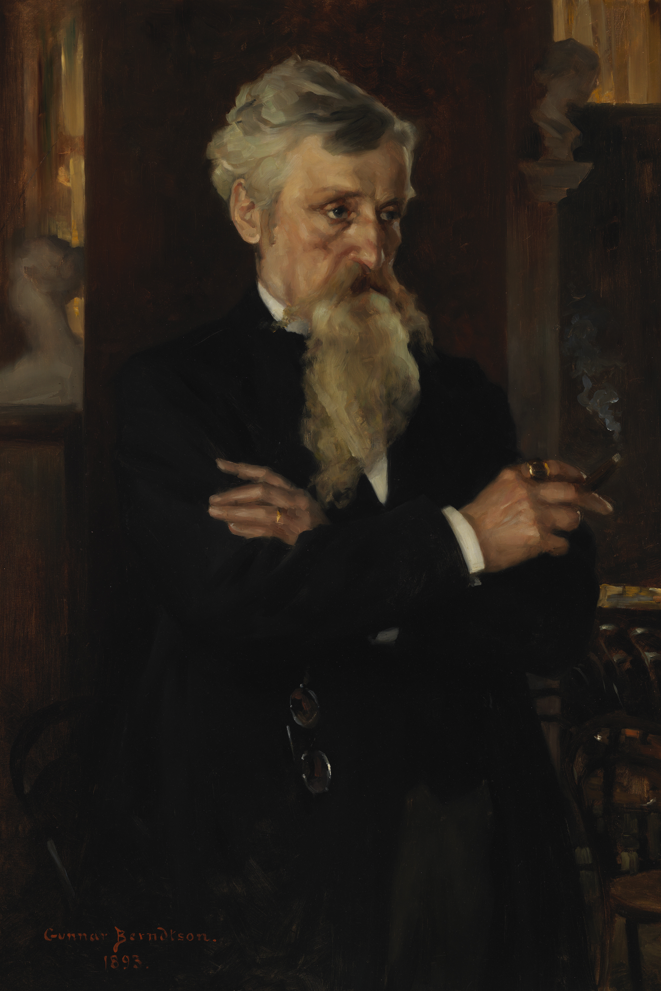 Gunnar Berndtson, Portrait of August Schauman, journalist