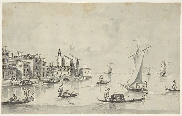 Giacomo Guardi, San Biagio on the Giudecca