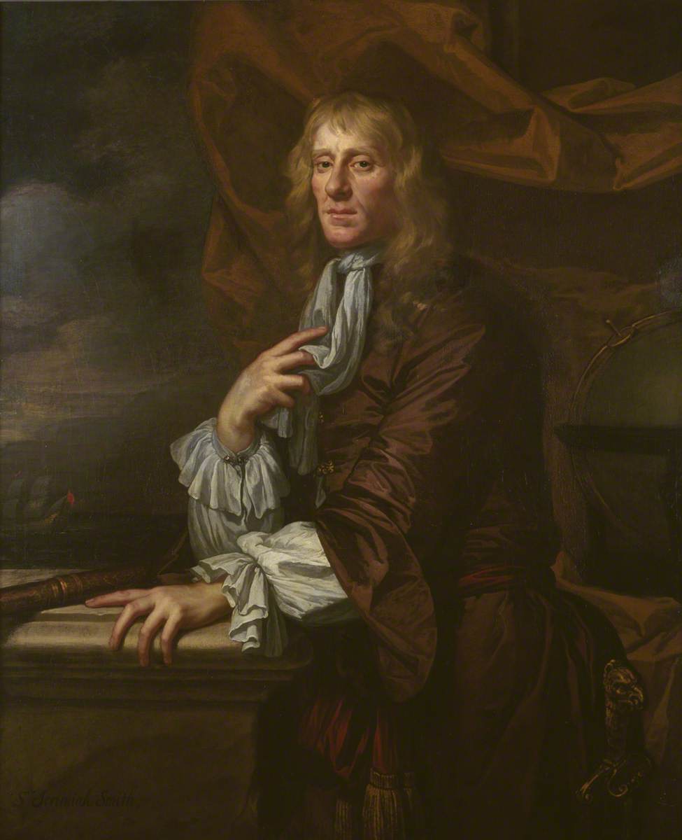 Peter Lely, Flagmen of Lowestoft: Sir Jeremiah Smith, died 1675