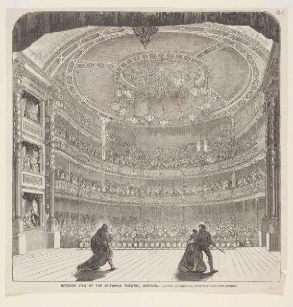 Unknown, Interior View of the Britannia Theatre, Hoxton