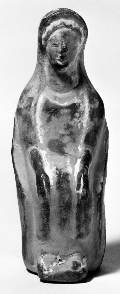 Unknown, Statuette of a Seated Female