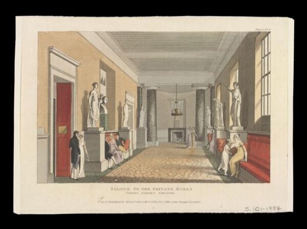 Unknown, Saloon to the Private Boxes Covent Garden Theatre