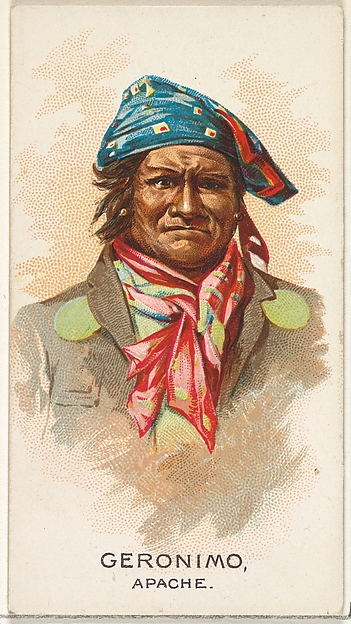 Allen & Ginter, Geronimo, Apache, from the American Indian Chiefs series (N2) for Allen & Ginter Cigarettes Brands