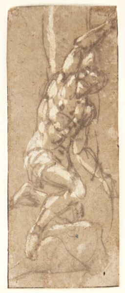 Wilhelm Marstrand, Munkene uddeler levnedsmidler