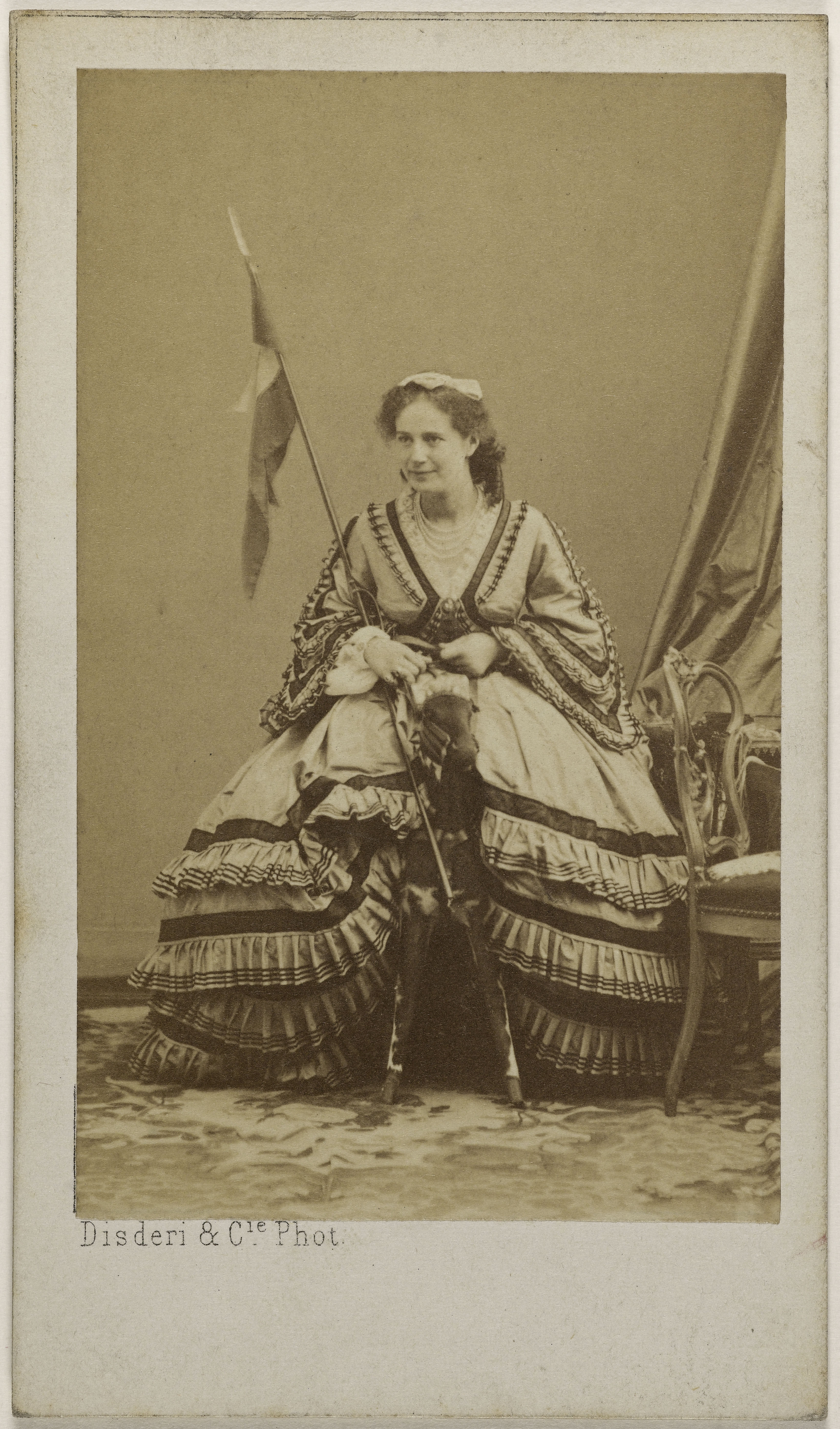 Disderi & Cie, Portrait de Bellanger, Marguerite, (Justine Lebœuf, dite), (1838-1886), (actrice)