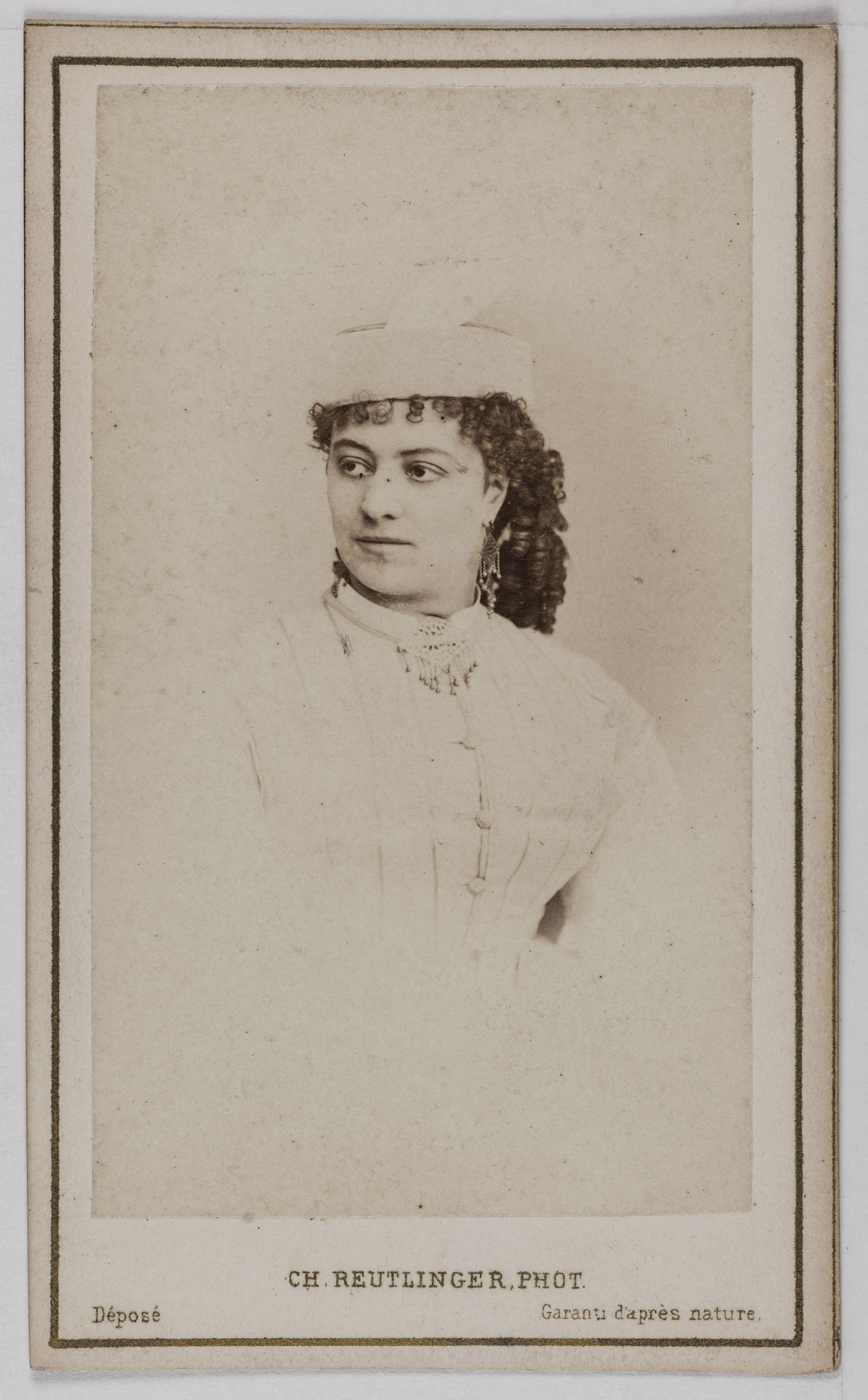 Charles Reutlinger, Portrait de Mariani (Berth ?), (actrice)