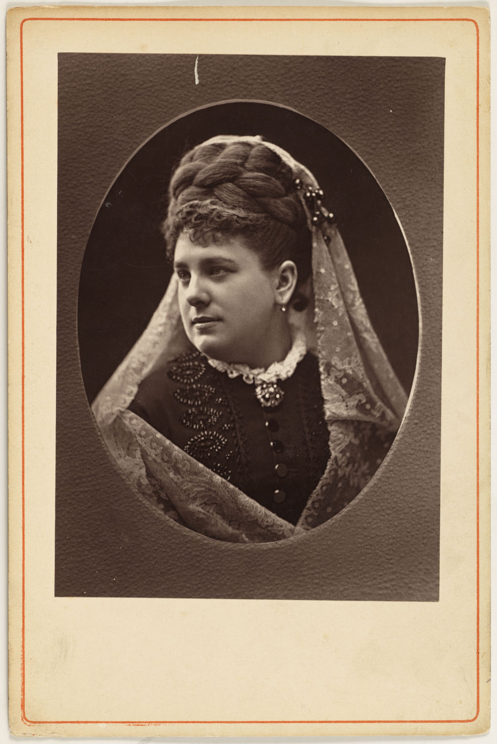 Anonyme, Portrait de Marie Belval, actrice