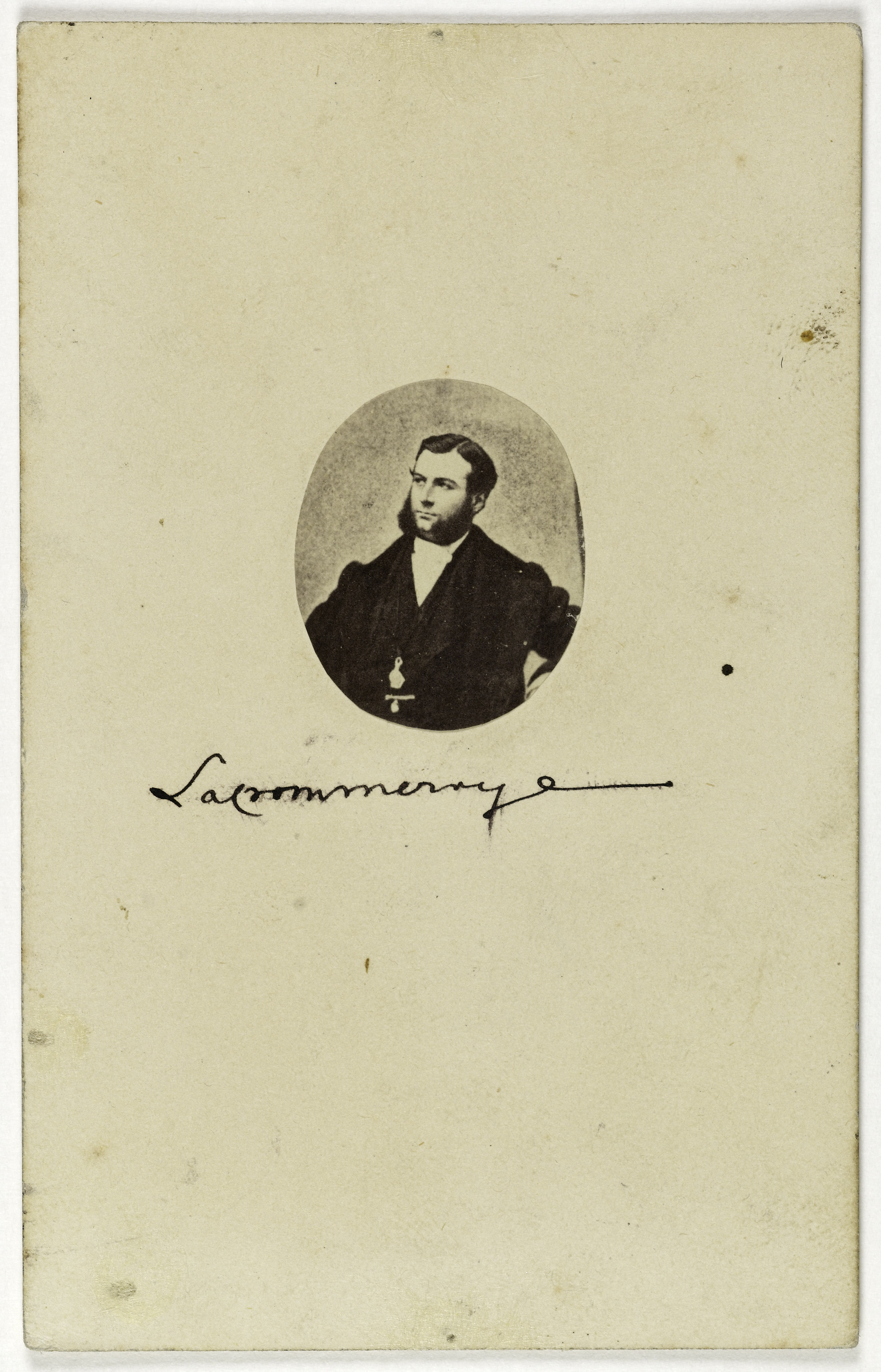 Anonyme, Portrait de Courty de la Pommerais, (médecin, empoisonneur)