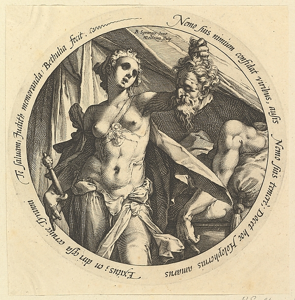 Hendrick Goltzius, Judith with the Head of Holofernes