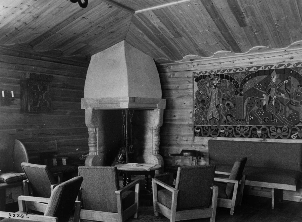 Anders Beer Wilse, Interiør, Spiterstulen, Visdalen, Jotunheimen, 1936