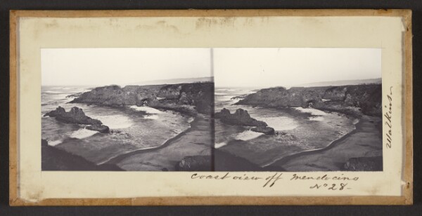 Carleton Watkins, [Coast View off Mendocino]