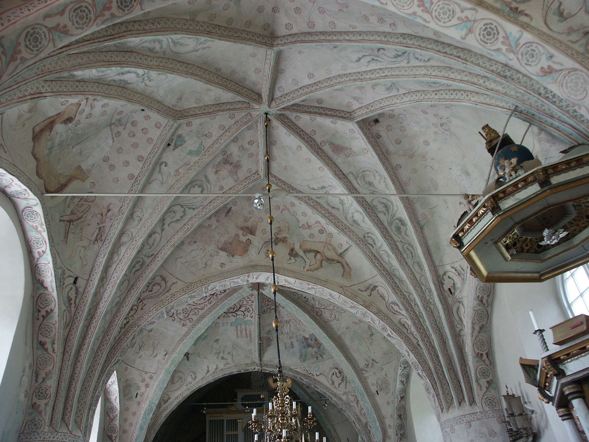 Johan Dellbeck, Limestations in vaults, church of the Upper fir, parish of Uppland 2005
