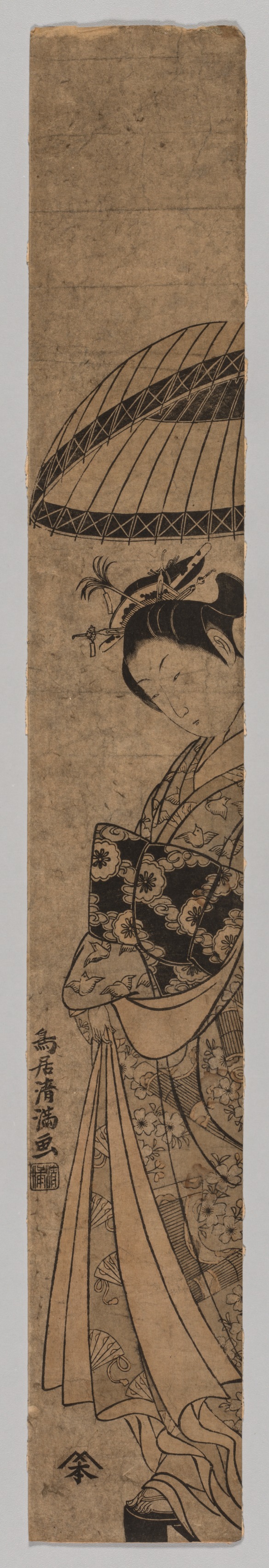 Torii Kiyomitsu, A Beautiful Woman