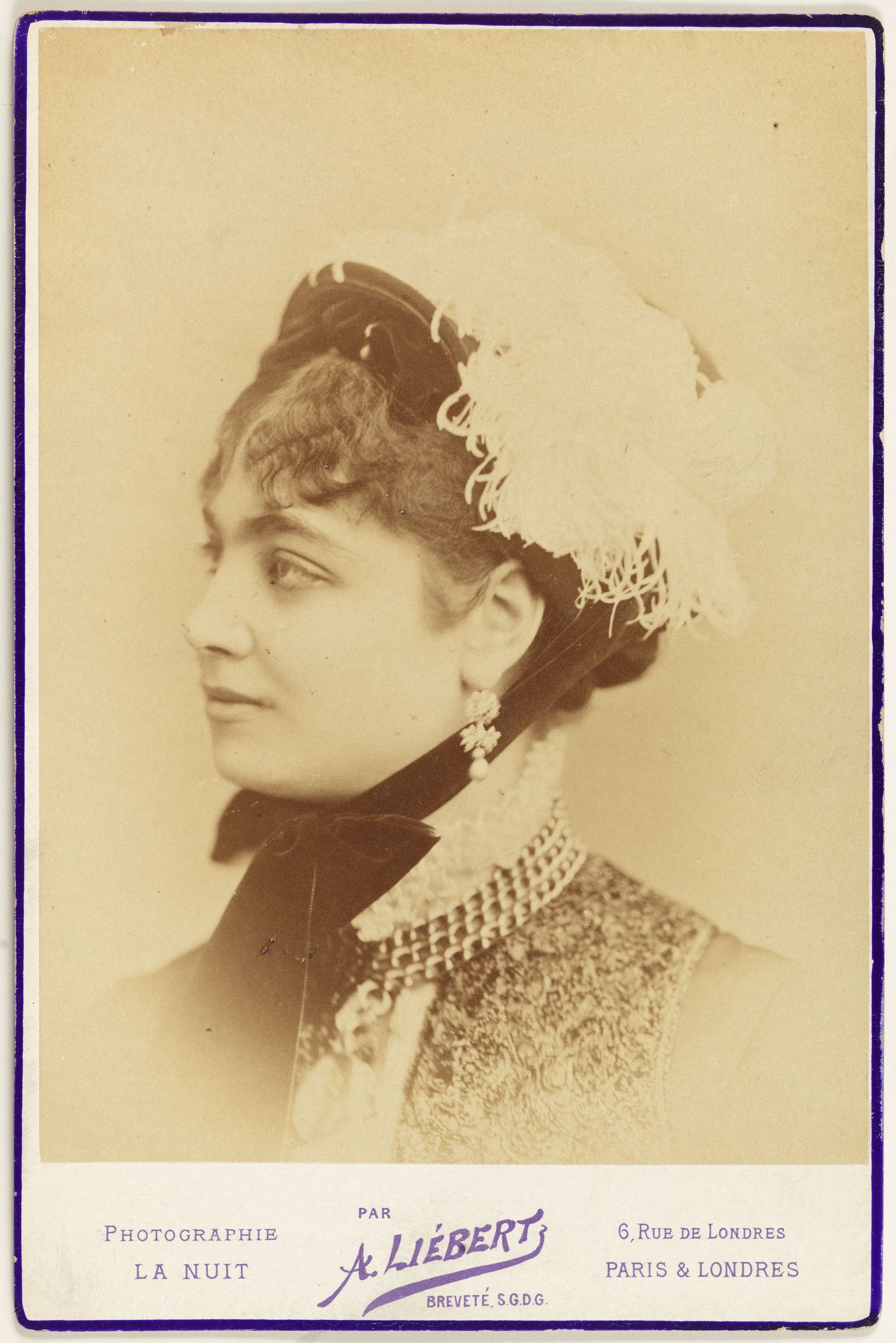 Alphonse Liébert, Portrait de Béatrice, actrice