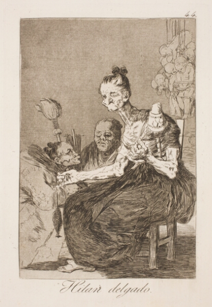 Francisco de Goya, De spinder smukt