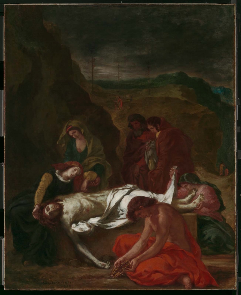 Eugène Delacroix, The Lamentation (Christ at the Tomb)
