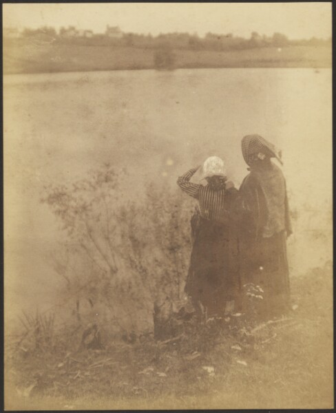 Louis Fleckenstein, [Two Women by a Lake]