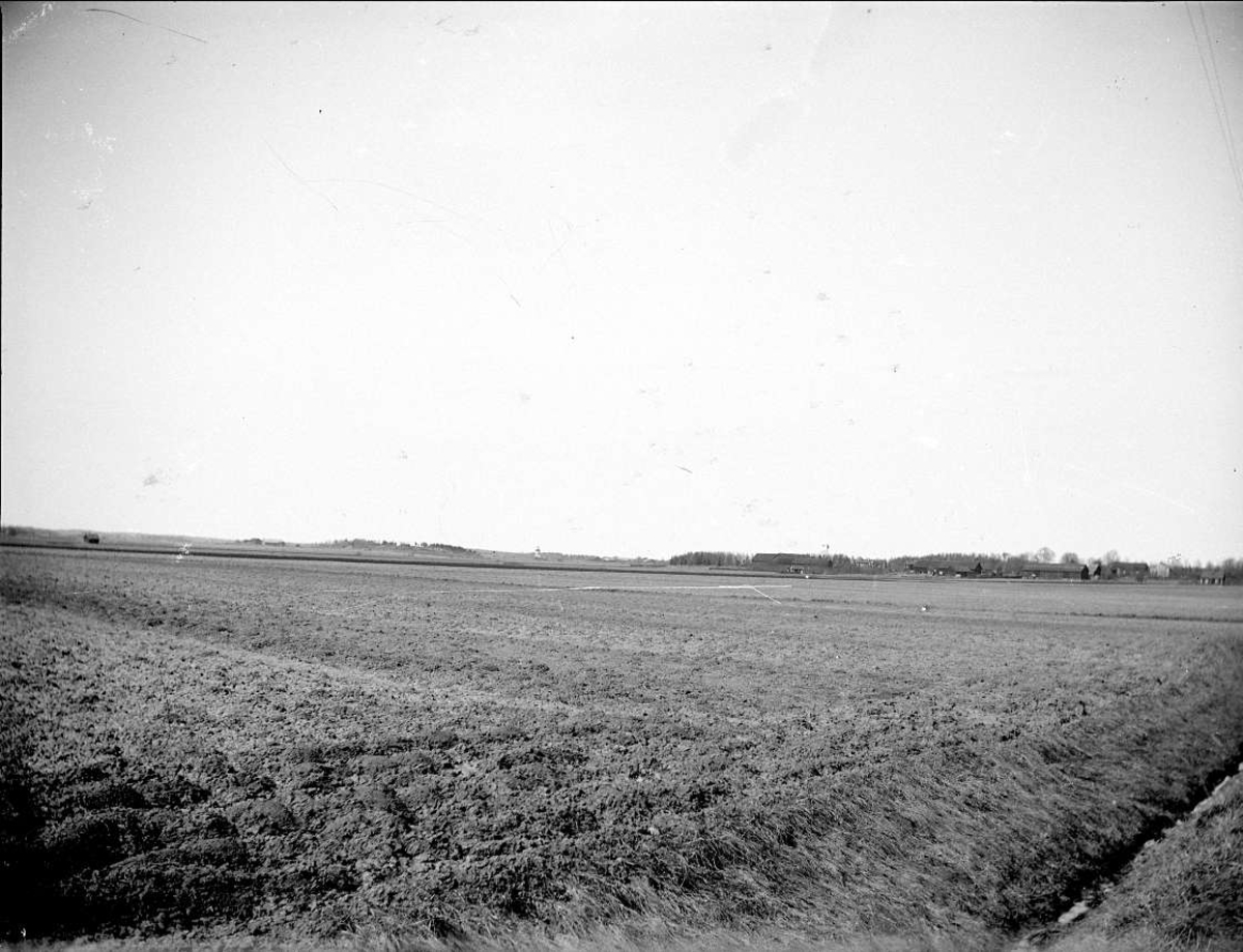 August Fredrik Schagerström, Odlingslandskap, Forkarby, Bälinge socken, Uppland april 1918