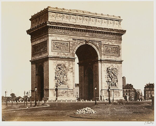 Edouard Baldus, Arc de triomphe de l'Ètoile