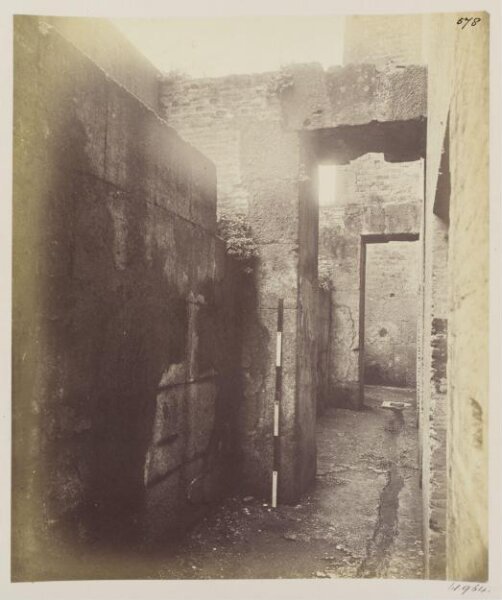 Parker, John Henry, Construction - Details of the Construction of the Tabularium, with Doorway bearing Inscription, B.C. 35.