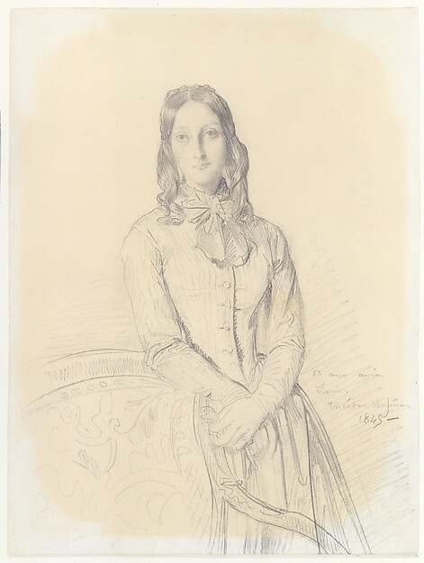 Théodore Chassériau, Portrait of Madame Gabrielle Marcotte de Quivières