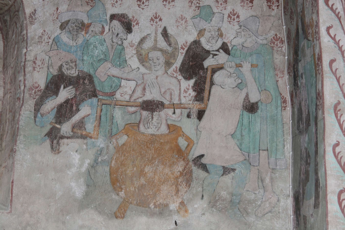 Johan Dellbeck, Lime painting in Härnevi Church, Härnevi parish, Uppland 2008