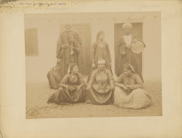 Antonio Beato, [Arab Music and Dancers, Upper Egypt]