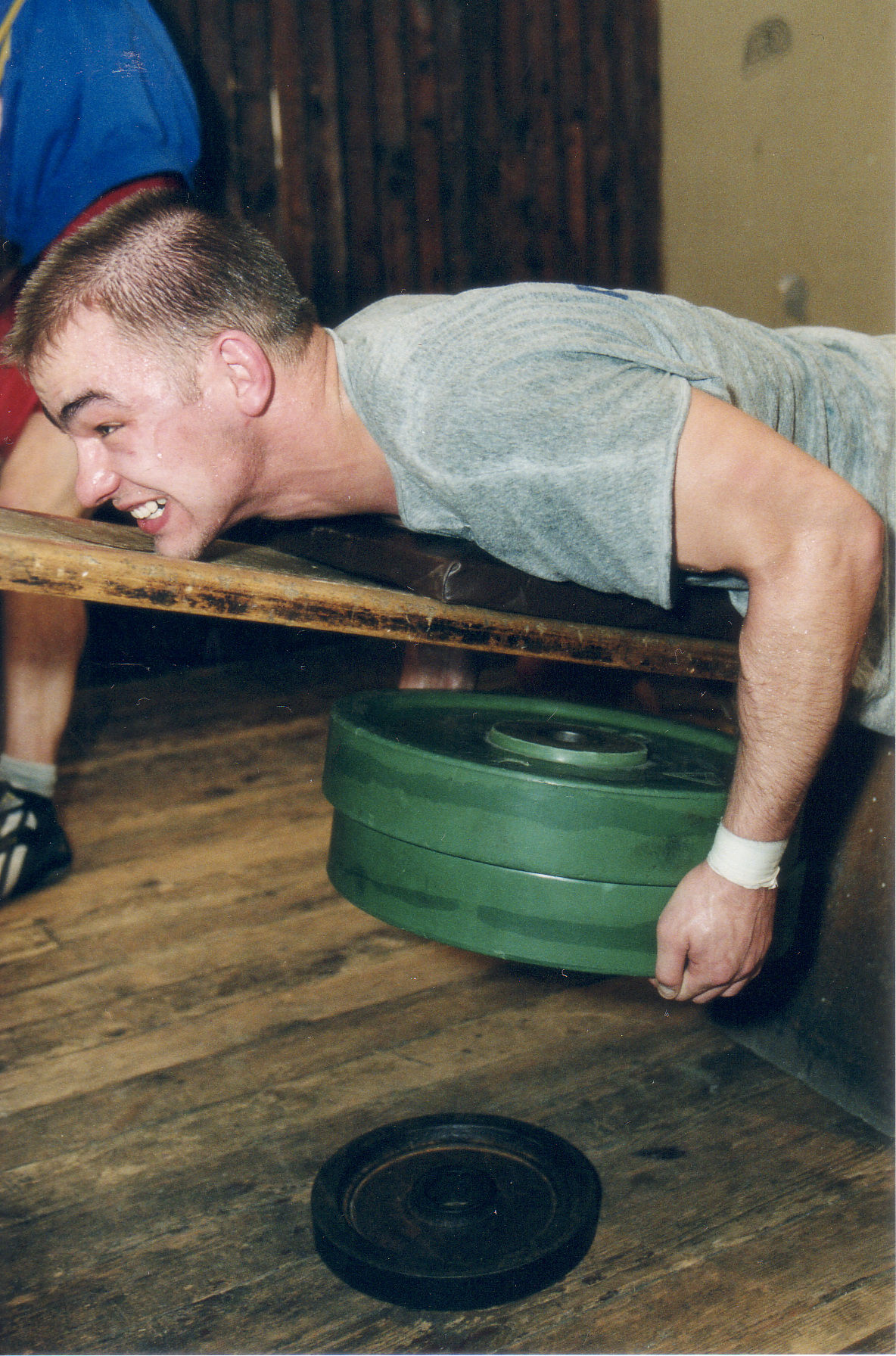 Aldo (author) Bones, Tartu wrestlers in training