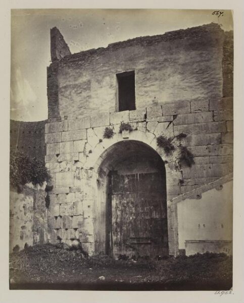 Parker, John Henry, Gates - Interior of the Porta Latina, c. A.D. 400