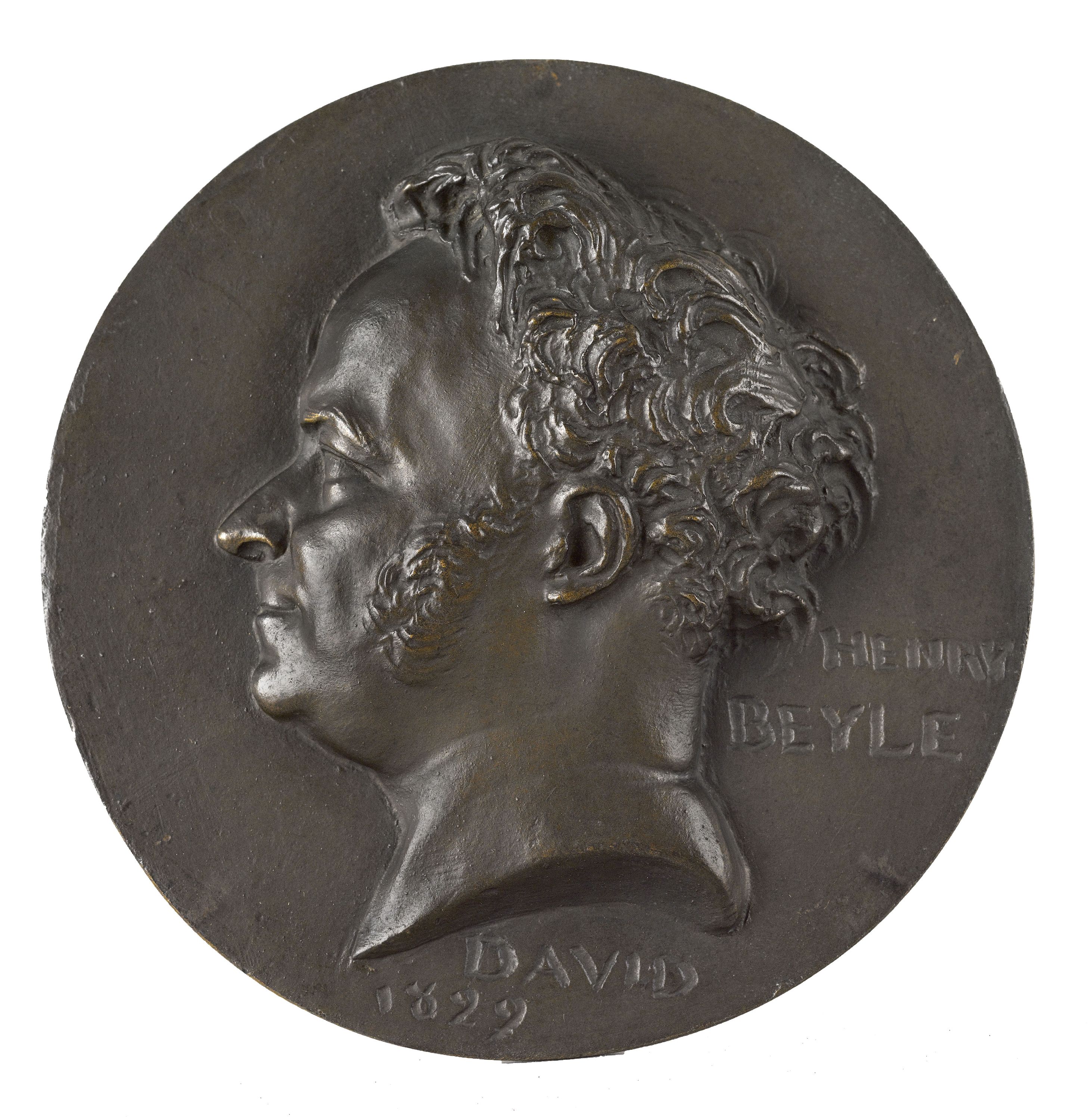 David d'Angers, Portrait de Stendhal (1783-1842), écrivain