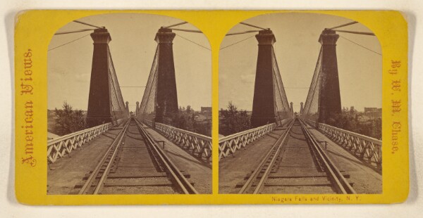 William M. Chase, [Railroad Suspension Bridge, Niagara Falls]